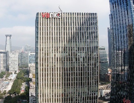 幕墻發光字廠家成功案例丨萬科集團發光字工程