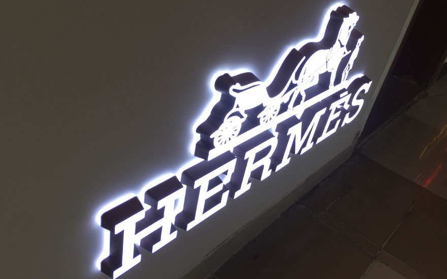 愛馬仕(Hermès)亞克力雙面LED迷你發光字