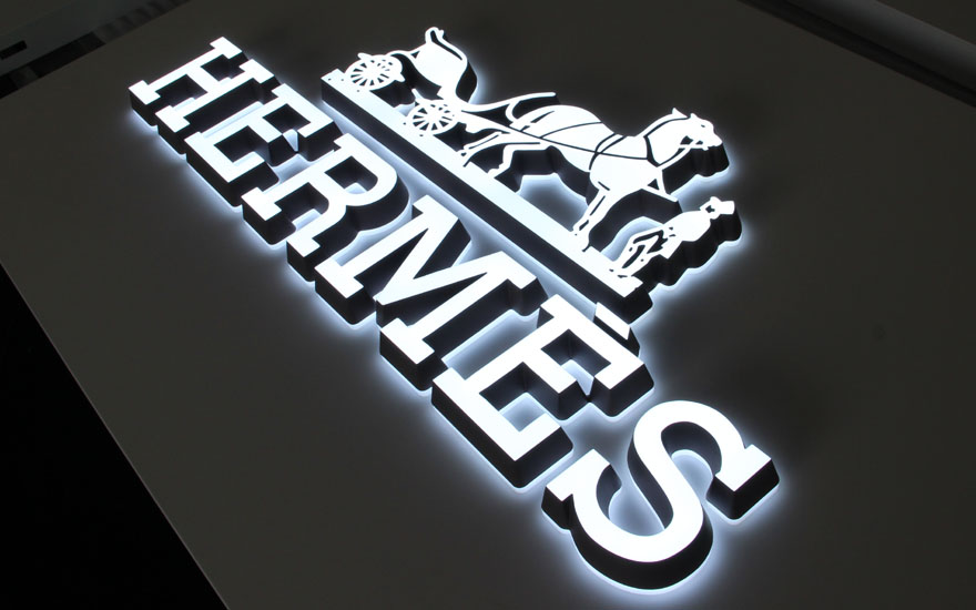 愛馬仕(Hermès)亞克力雙面LED迷你發光字