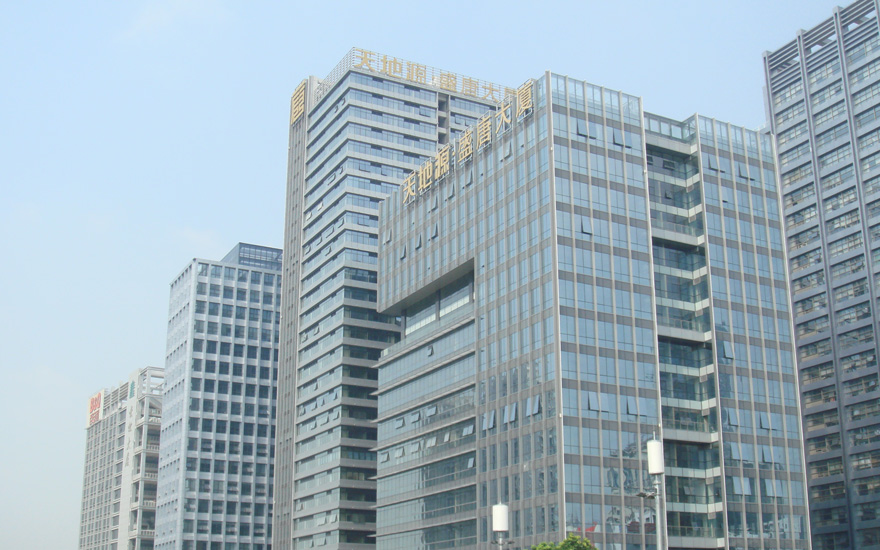 盛唐大廈LED外漏發光字工程