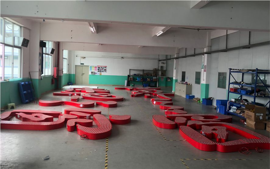 深圳世界之窗旅游景點大型LED發光字工程