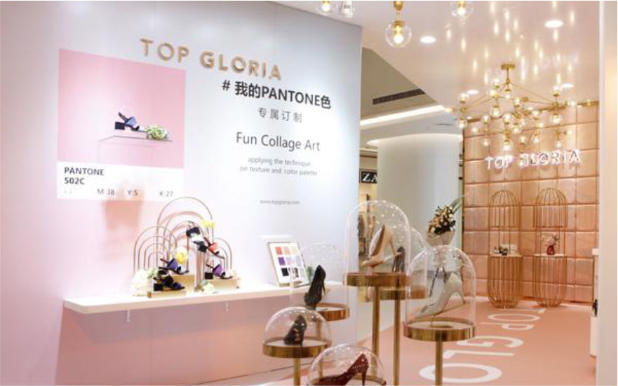 TOP GLORIA品牌連鎖店LED背發光字