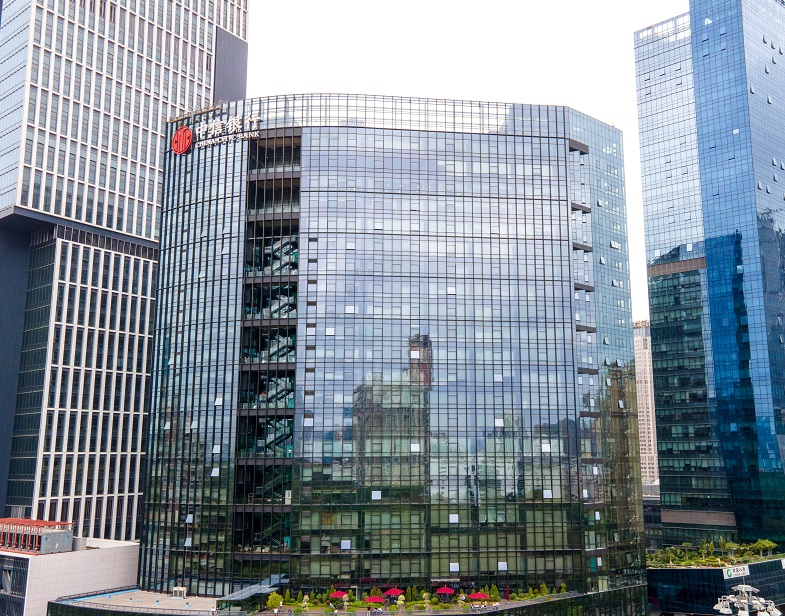 深圳中信銀行幕墻發光字工程
